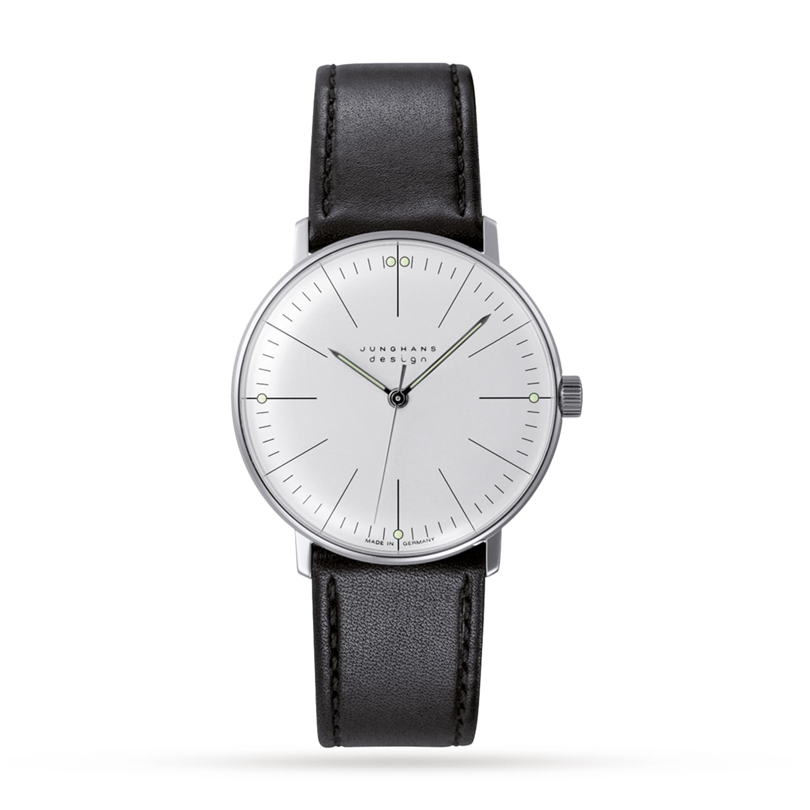 Junghans Max Bill Handaufzug 34mm 27 3700.02 Mappin and Webb