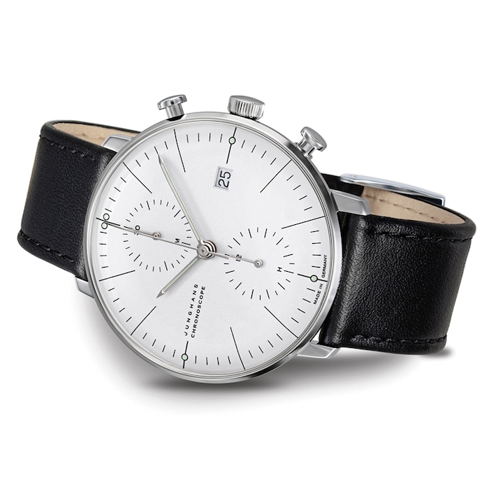 Junghans Max Bill Chronoscope 40mm Mens Watch