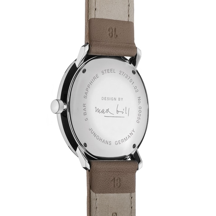 Junghans Max Bill Handaufzug 34mm Unisex Watch White