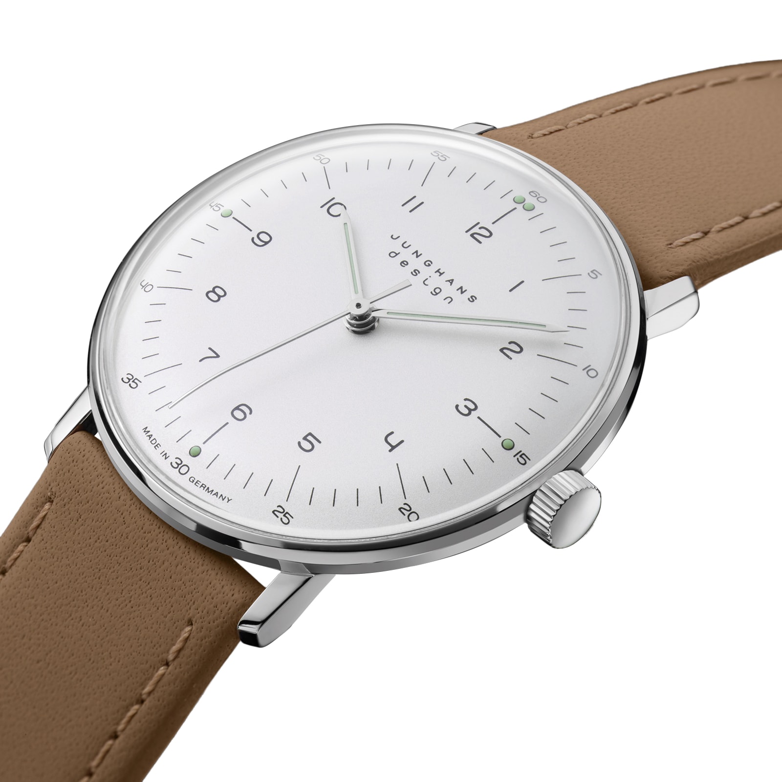 Junghans Max Bill Handaufzug 34mm Unisex Watch White 27 3701.02