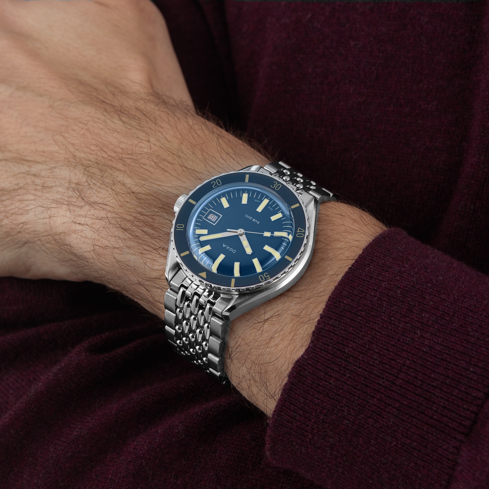 DOXA Sub 200 Caribbean 42mm Mens Watch