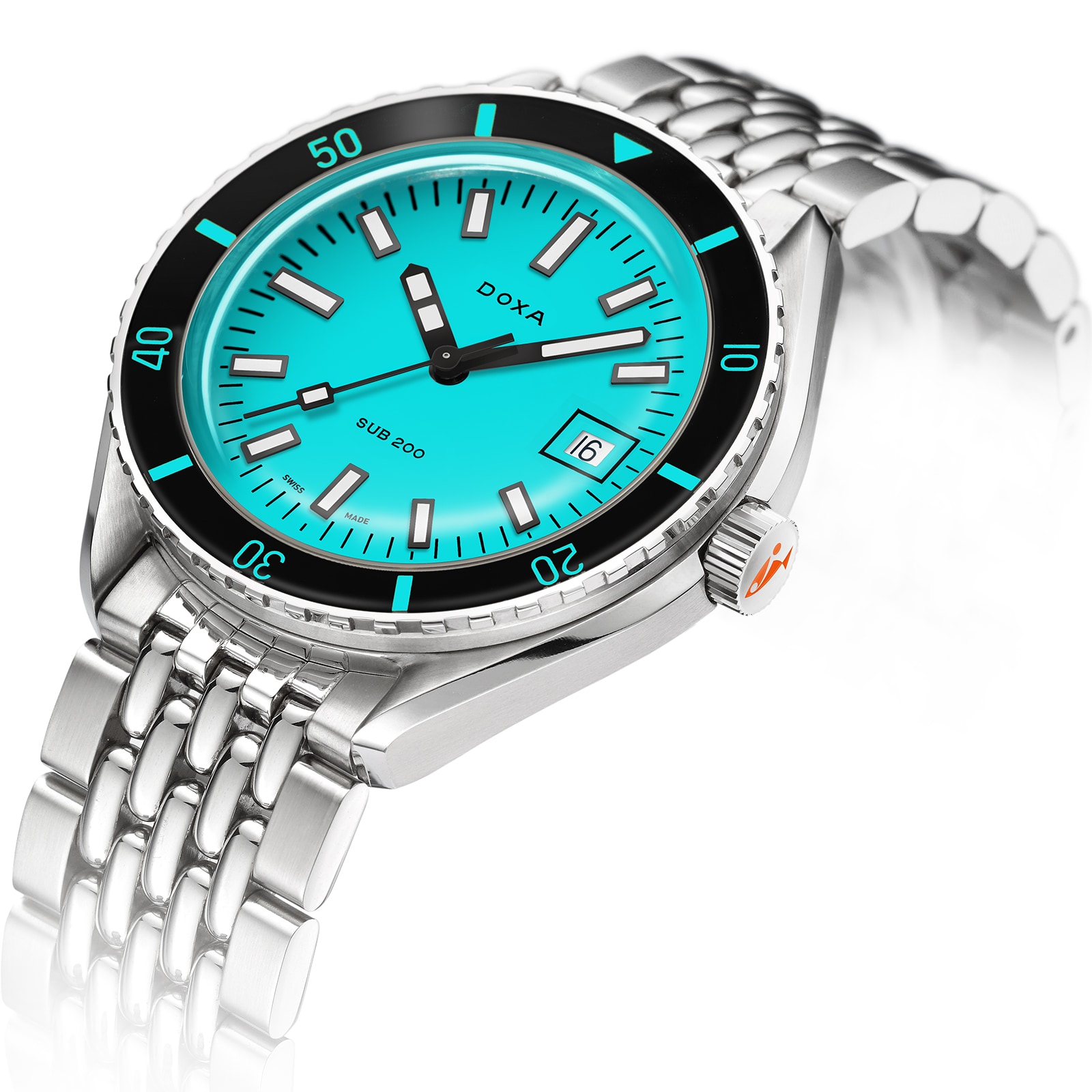 DOXA Sub 200 Aquamarine 42mm Mens Watch DOXA Sub 200 Aquamarine 42mm Mens Watch