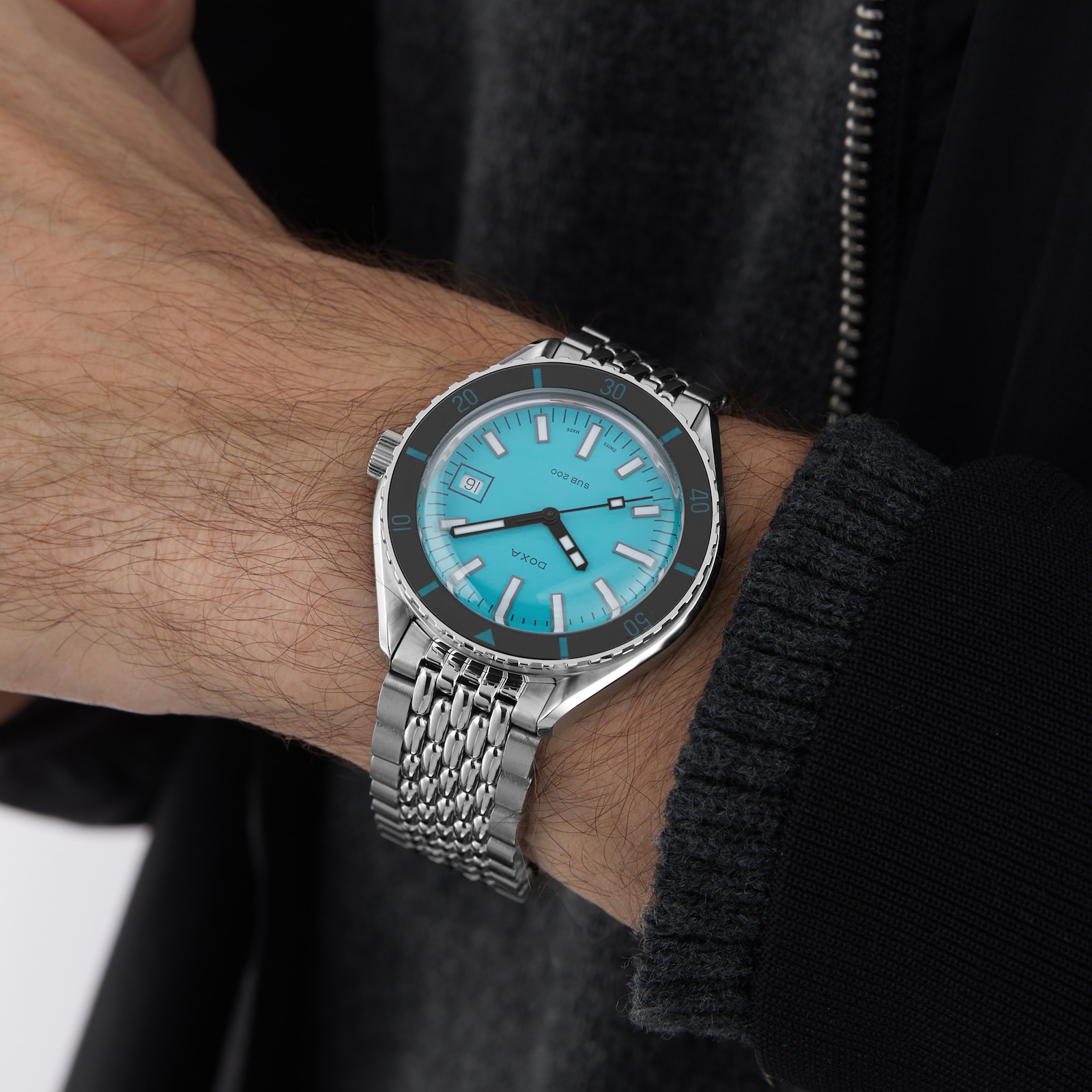 DOXA Sub 200 Aquamarine 42mm Mens Watch