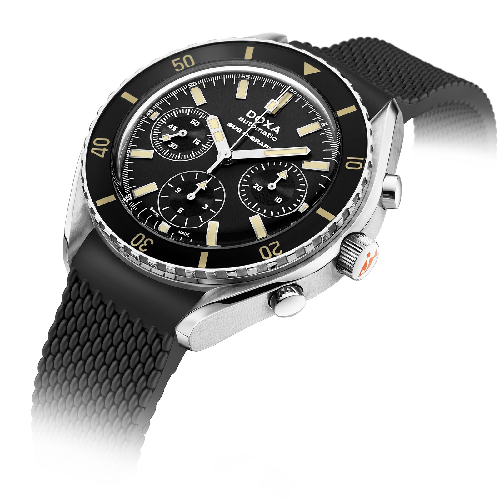 DOXA Sub 200 C-Graph Sharkhunter 45mm Mens Watch