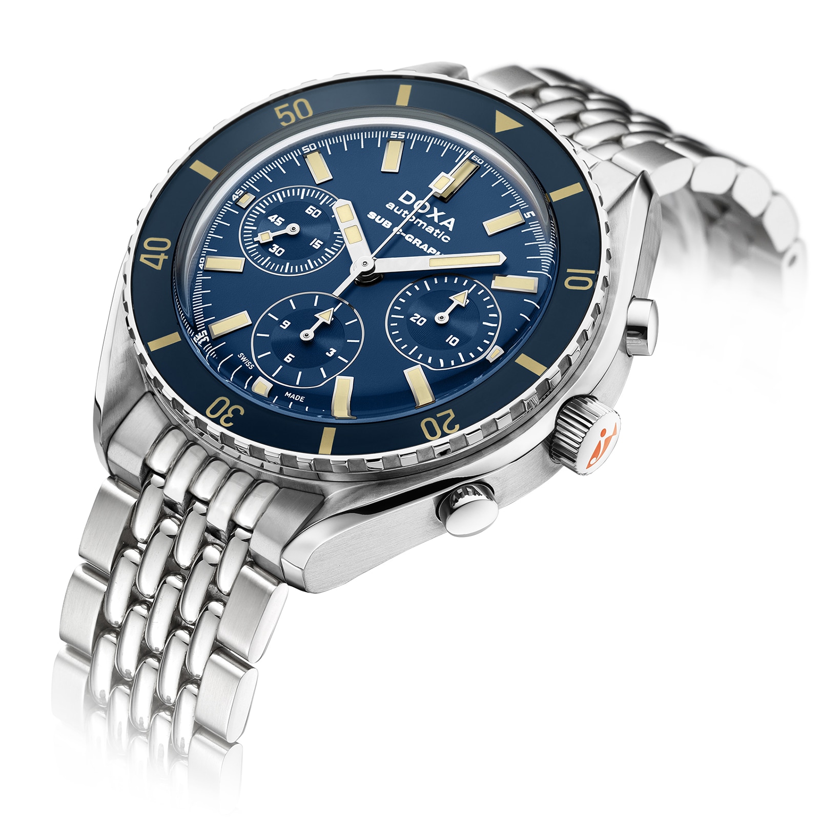 DOXA Sub 200 C-Graph Caribbean 45mm Mens Watch DOXA Sub 200 C-Graph Caribbean 45mm Mens Watch