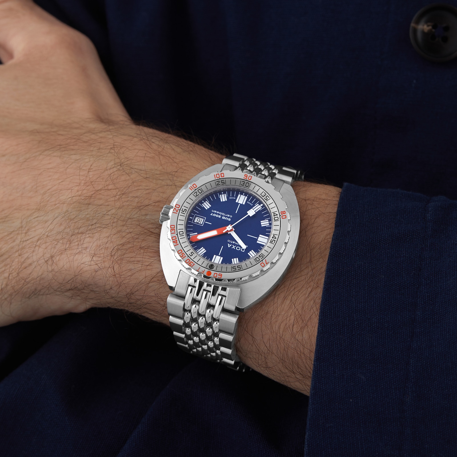 DOXA Sub 300T Caribbean 42mm Mens Watch