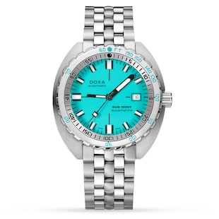 DOXA Sub 1500T Aquamarine Mens Watch 45mm