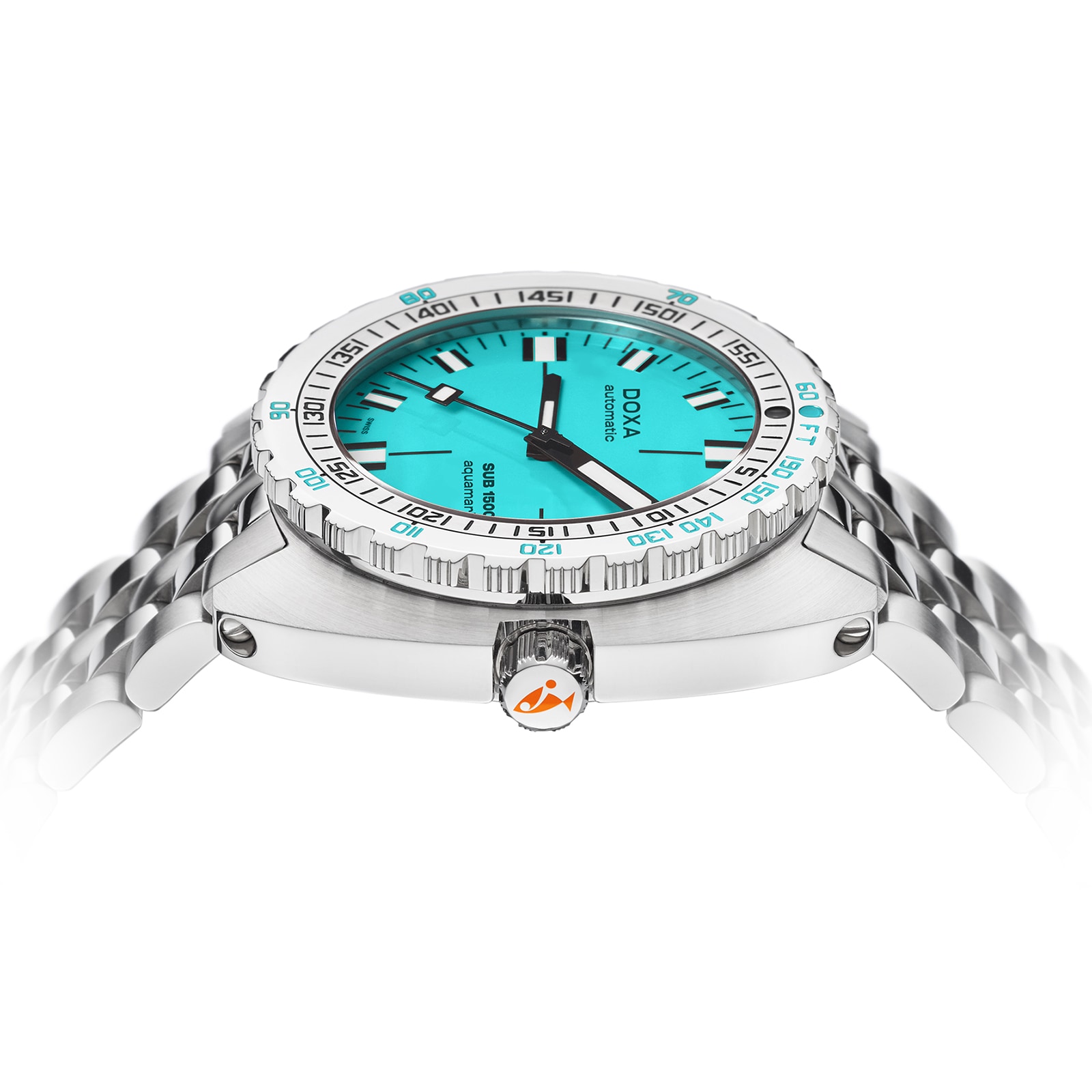 DOXA Sub 1500T Aquamarine Mens Watch 45mm