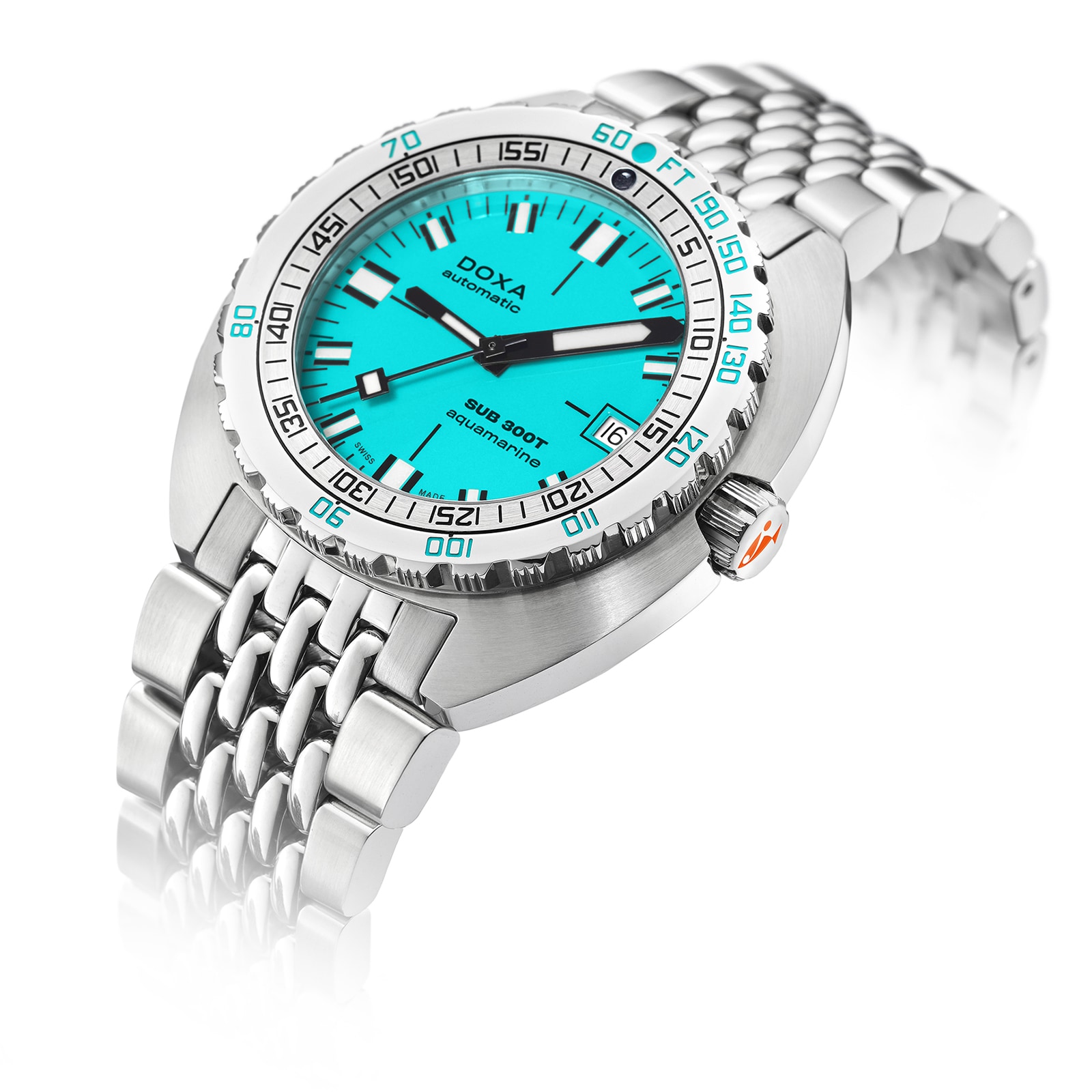 DOXA Sub 300T Aquamarine 42mm Mens Watch