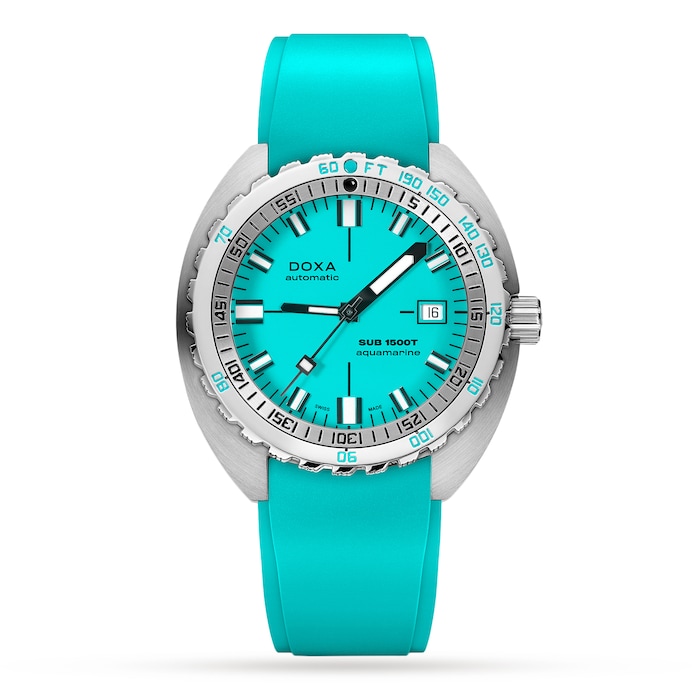 DOXA Sub 1500T Aquamarine 45mm Mens Watch