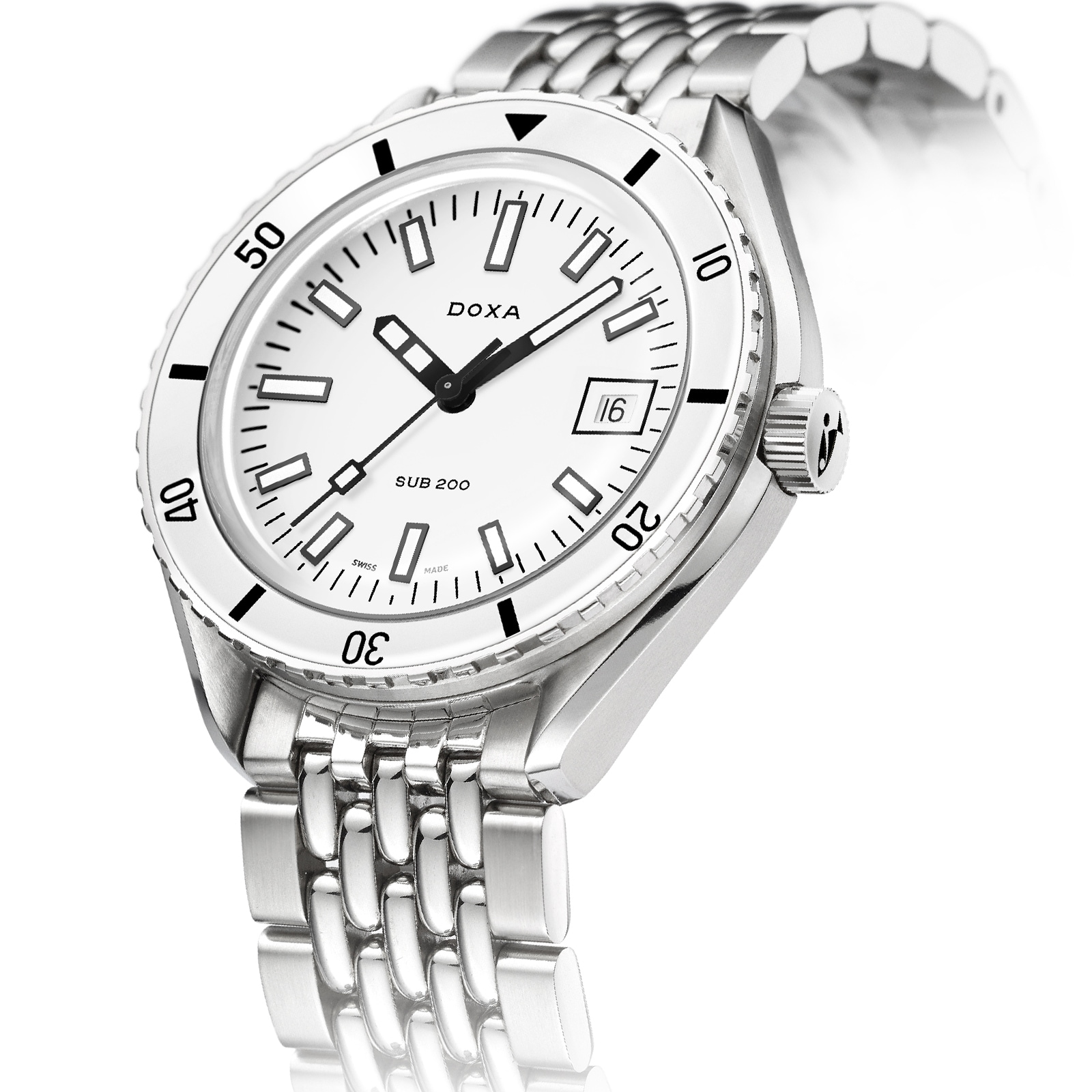 DOXA Sub 200 WhitePearl 42mm Mens Watch DOXA Sub 200 WhitePearl 42mm Mens Watch