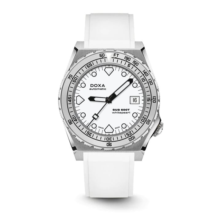 DOXA Sub 600T Whitepearl 40mm Mens Watch