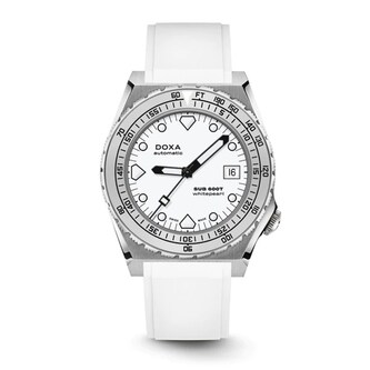 DOXA Sub 600T Whitepearl 40mm Mens Watch