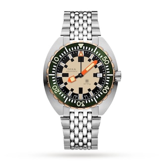 DOXA Army 42.5mm Mens Watch Beige Stainless Steel DOXA Army 42.5mm Mens Watch Beige Stainless Steel