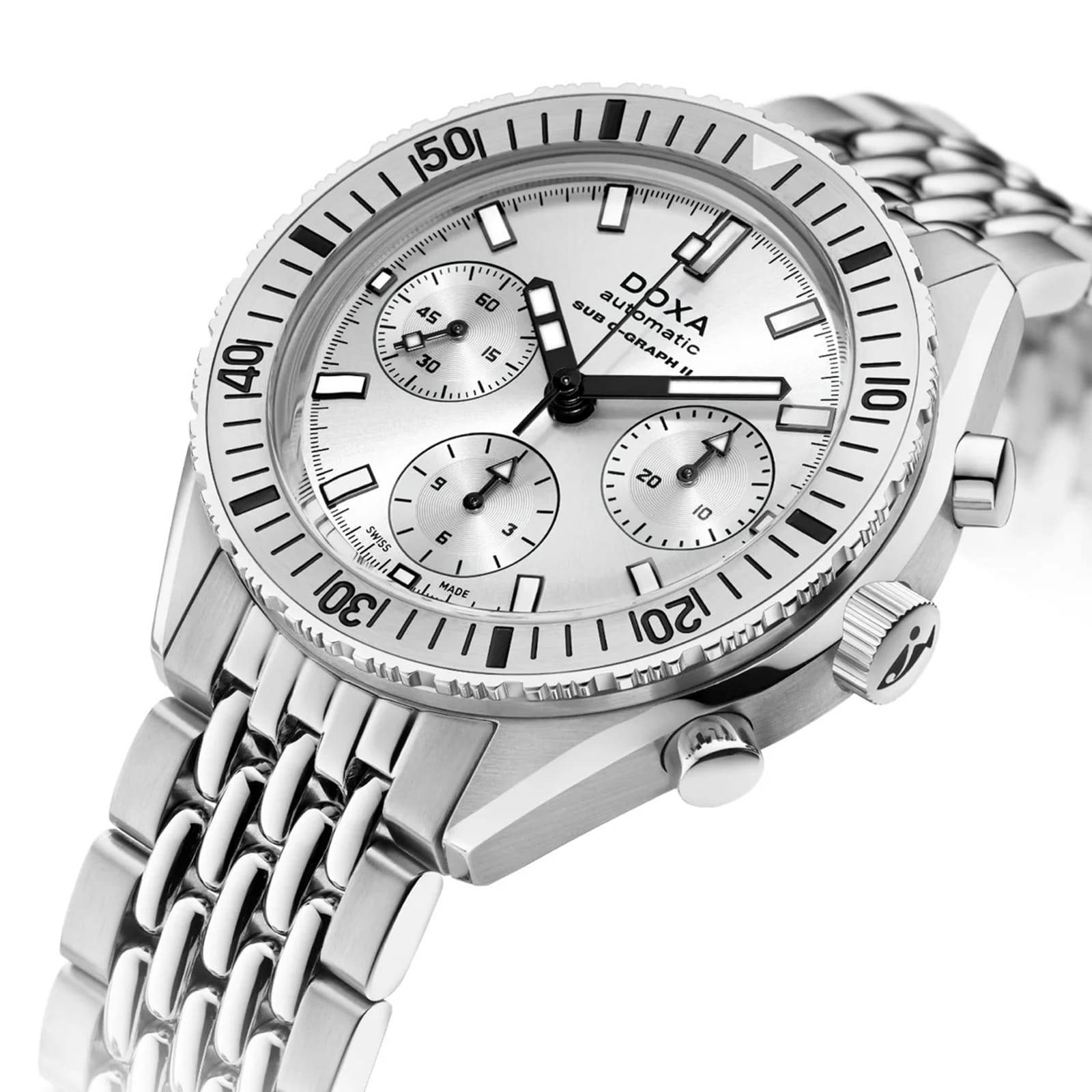 DOXA Sub 200 C-Graph II White Pearl 42mm Watch