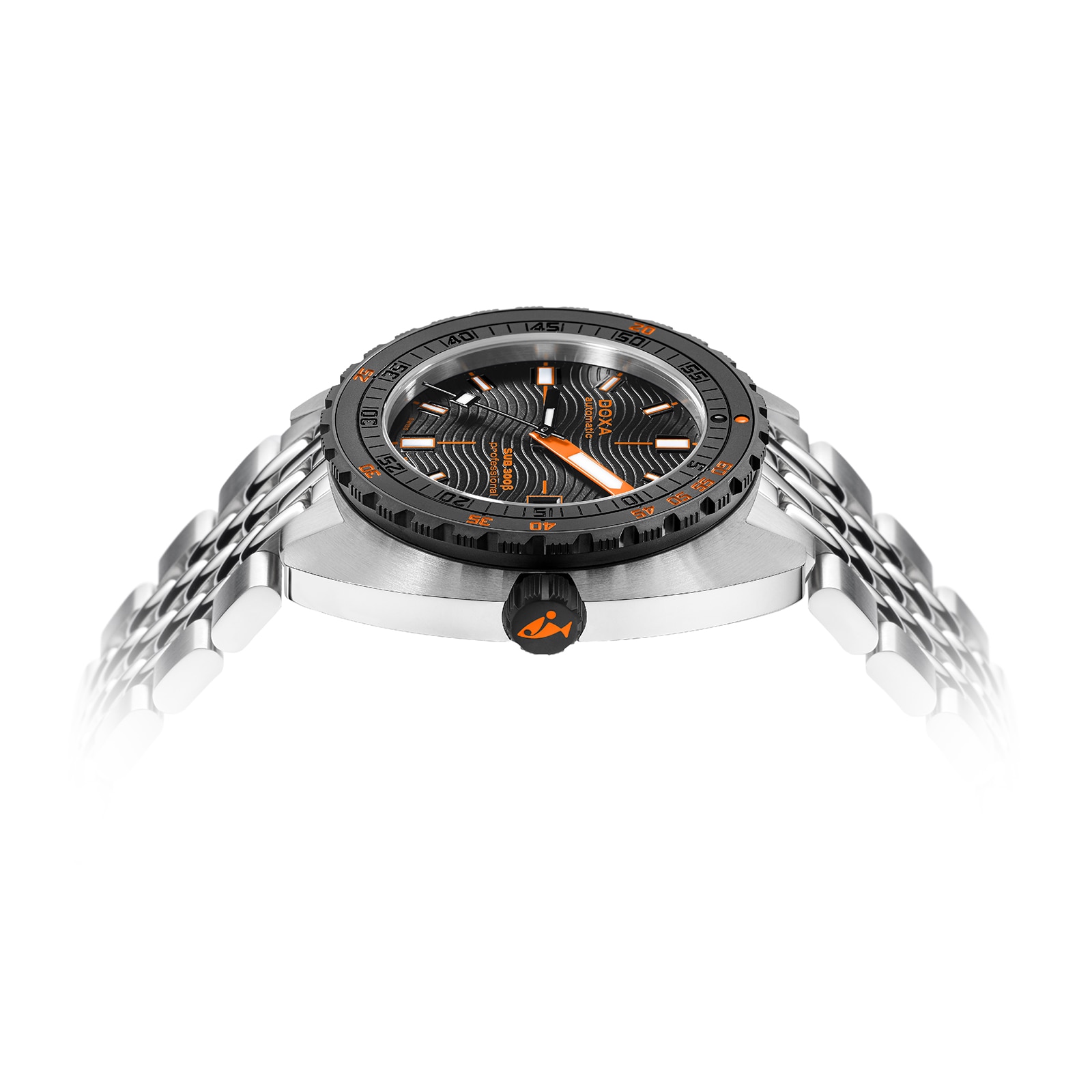 DOXA Sub 300 Beta Professional 42.5mm Mens Watch Black Orange