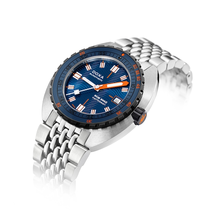 DOXA Sub 300 Beta Caribbean 42.5mm Mens Watch Blue