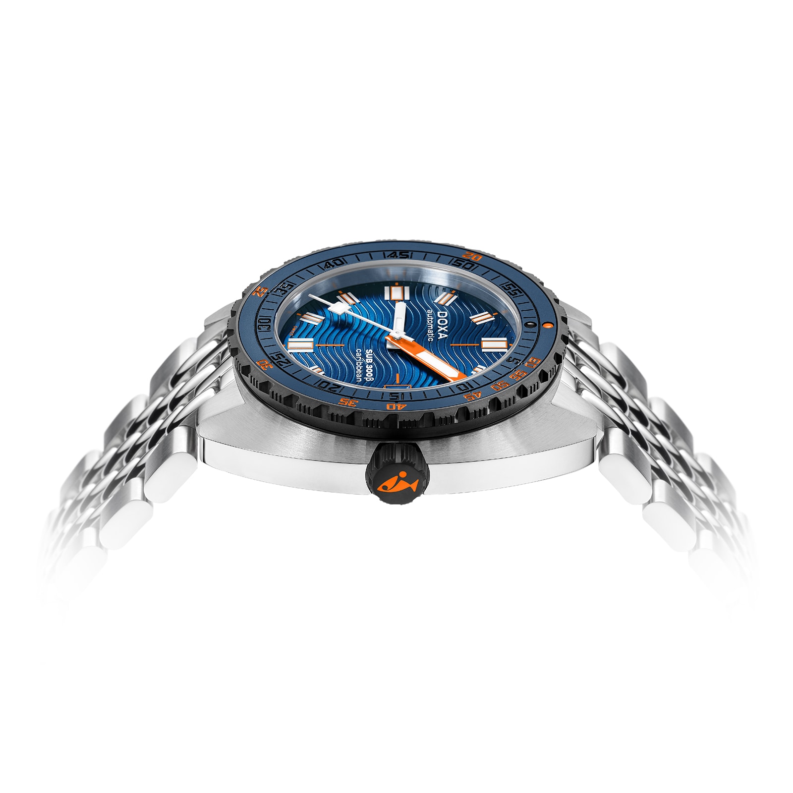 DOXA Sub 300 Beta Caribbean 42.5mm Mens Watch Blue