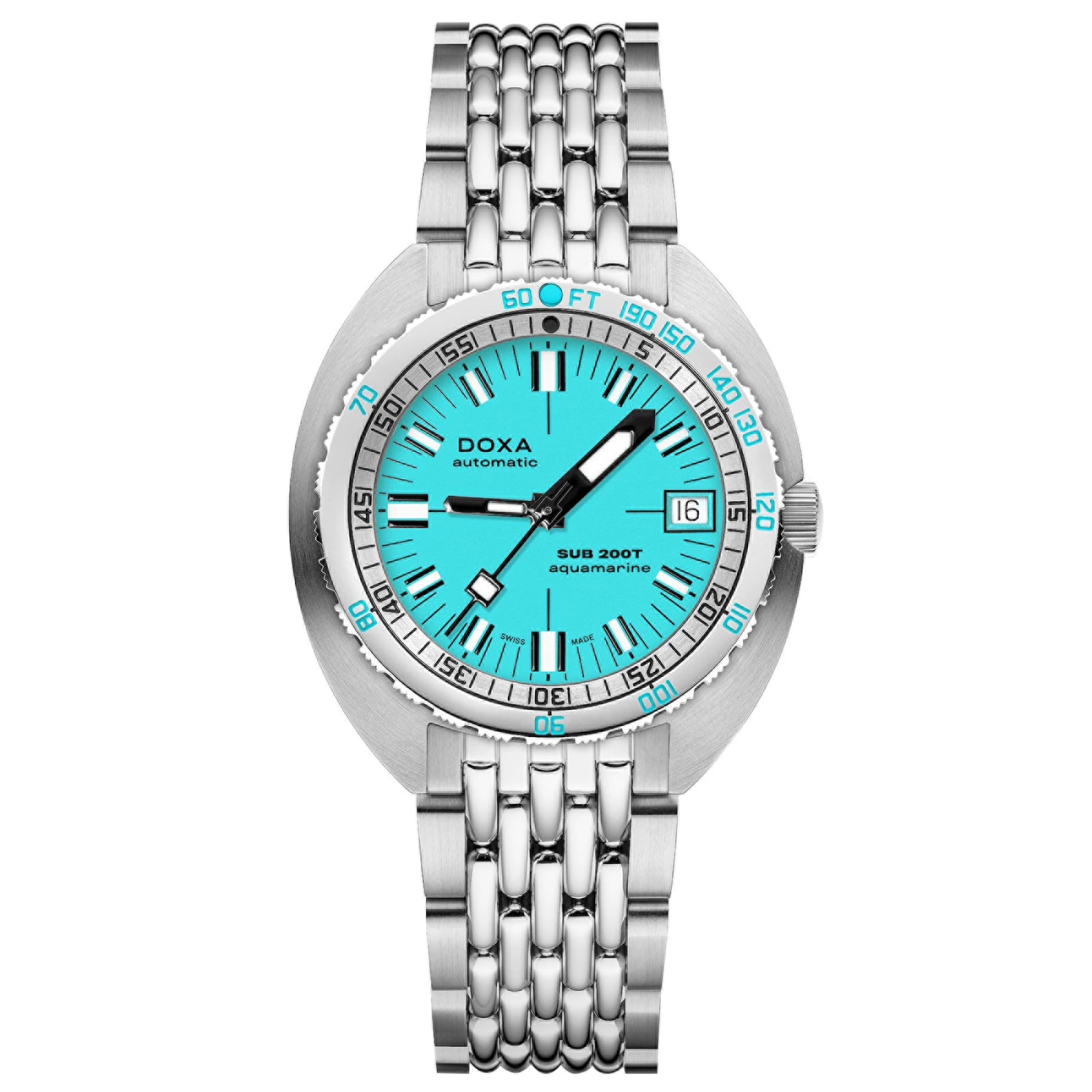 Sub 200T Aquamarine 39mm Mens Watch Turquoise