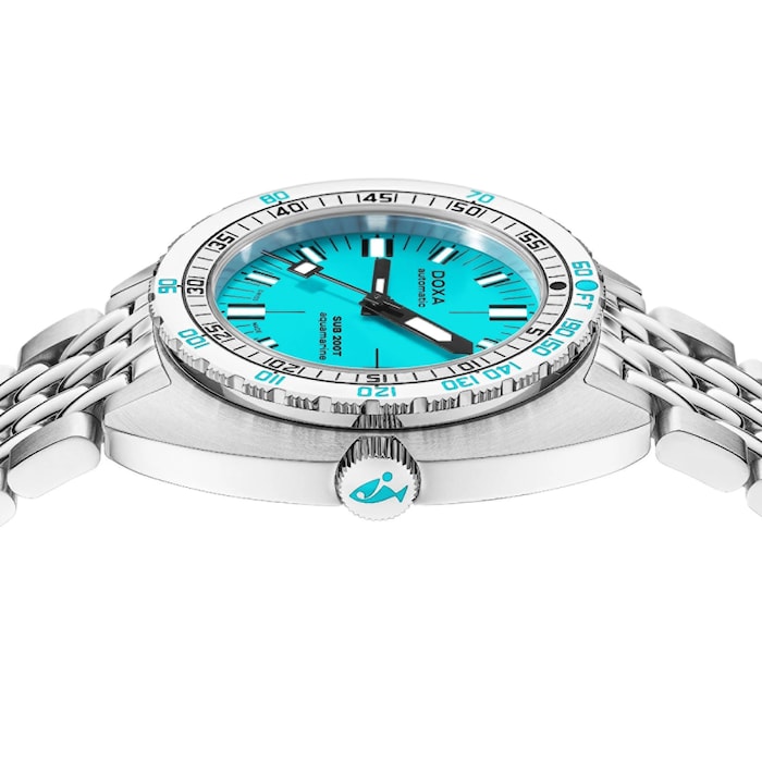 DOXA Sub 200T Aquamarine 39mm Mens Watch Turquoise