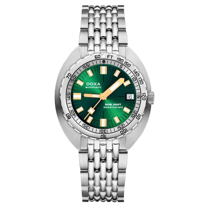 DOXA Sub 200T Sea Emerald 39mm Mens Watch Green