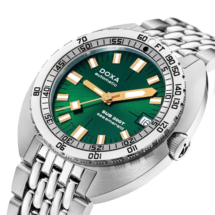 DOXA Sub 200T Sea Emerald 39mm Mens Watch Green