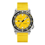 DOXA Sub 600T 40mm Mens Watch Yellow NATO Strap