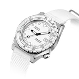 DOXA Sub 600T 40mm Mens Watch White Pearl NATO Strap