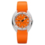 DOXA Sub 200T 39mm Mens Watch Orange Rubber Strap