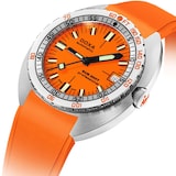 DOXA Sub 200T 39mm Mens Watch Orange Rubber Strap