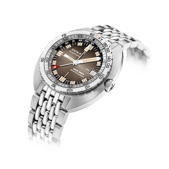 DOXA Sub 250T GMT 40mm Mens Watch Grey Stainless Steel