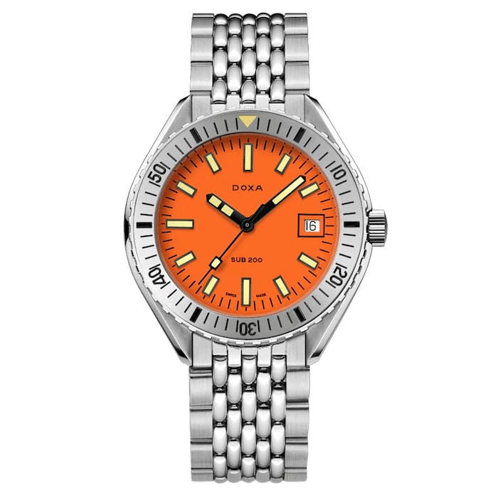DOXA Sub 200 Professional 42mm Mens Watch Orange