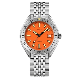 DOXA Sub 200 Professional 42mm Mens Watch Orange