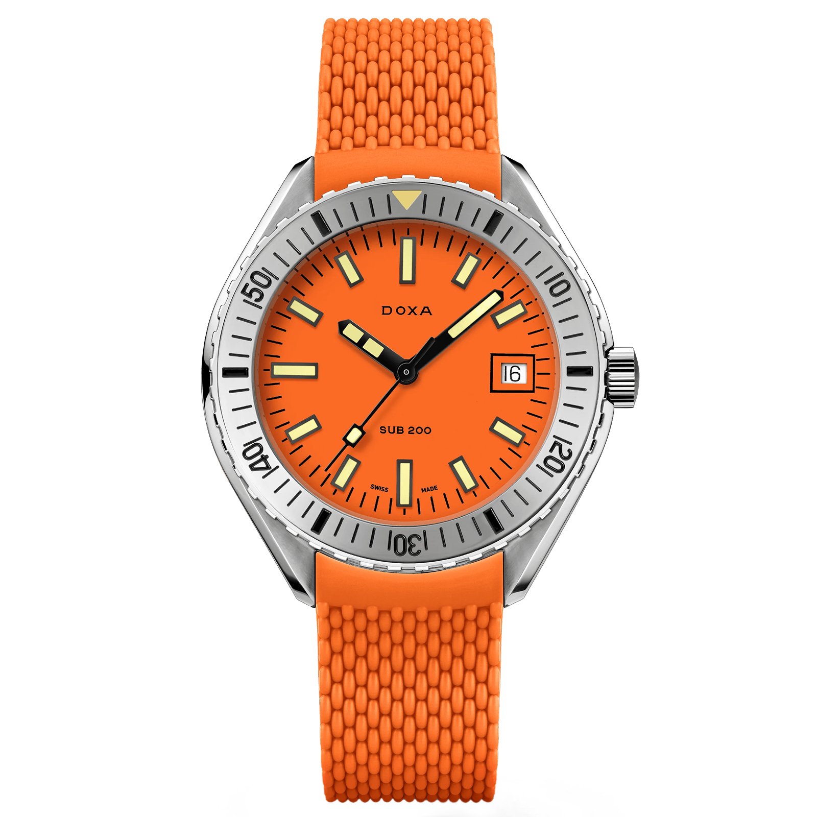 DOXA Sub 200 Professional 42mm Mens Watch Orange DOXA Sub 200 Professional 42mm Mens Watch Orange
