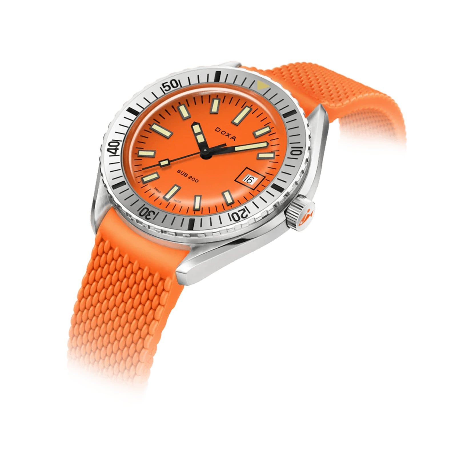 DOXA Sub 200 Professional 42mm Mens Watch Orange DOXA Sub 200 Professional 42mm Mens Watch Orange