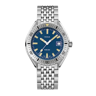 DOXA Sub 200 Carribean 42mm Mens Watch Blue