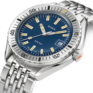 DOXA Sub 200 Carribean 42mm Mens Watch Blue