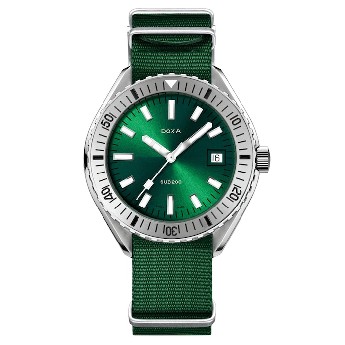 DOXA Sub 200 Sea Emerald 42mm Mens Watch Green