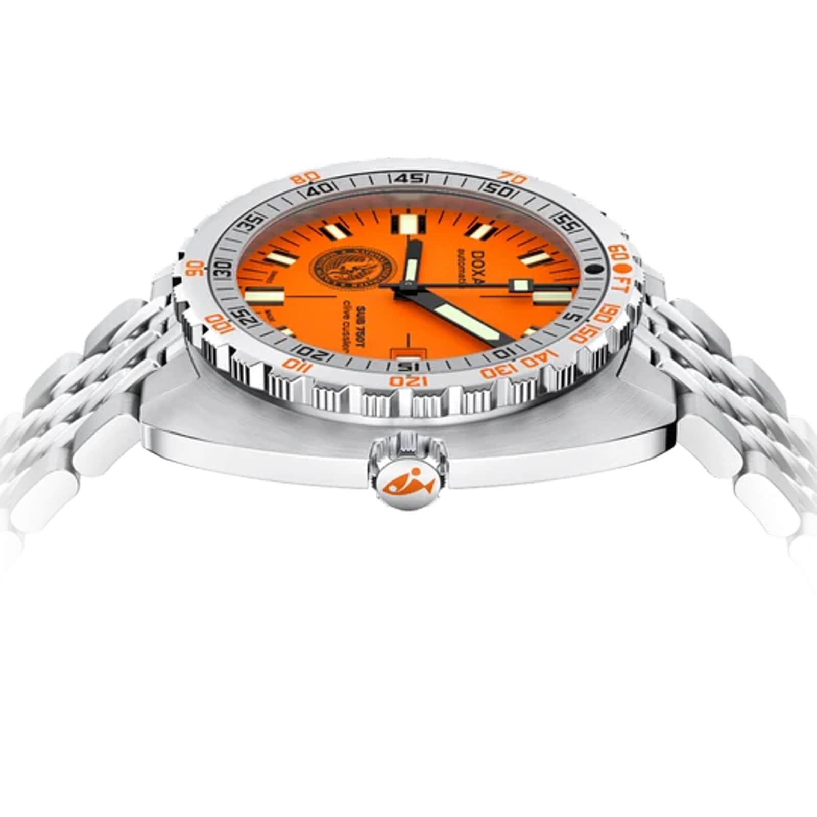 DOXA Sub 750T 45mm Special Edition Mens Watch Orange