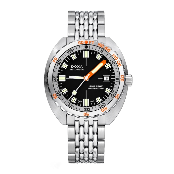 DOXA Sub 750T 45mm Mens Watch Black