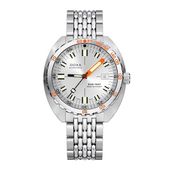DOXA Sub 750T 45mm Mens Watch Silver