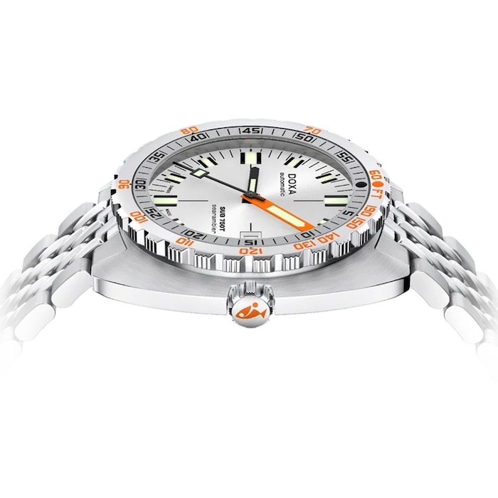 DOXA Sub 750T 45mm Mens Watch Silver