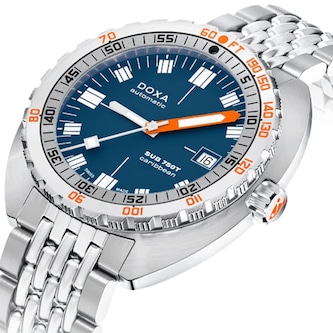 DOXA Sub 750T Caribbean 45mm Unisex Watch Blue