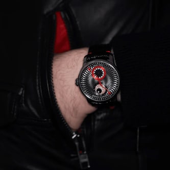 Louis Erard Le Régulateur x Konstantin Chaykin Dusk to Dawn Limited Edition 42mm Mens Watch Grey