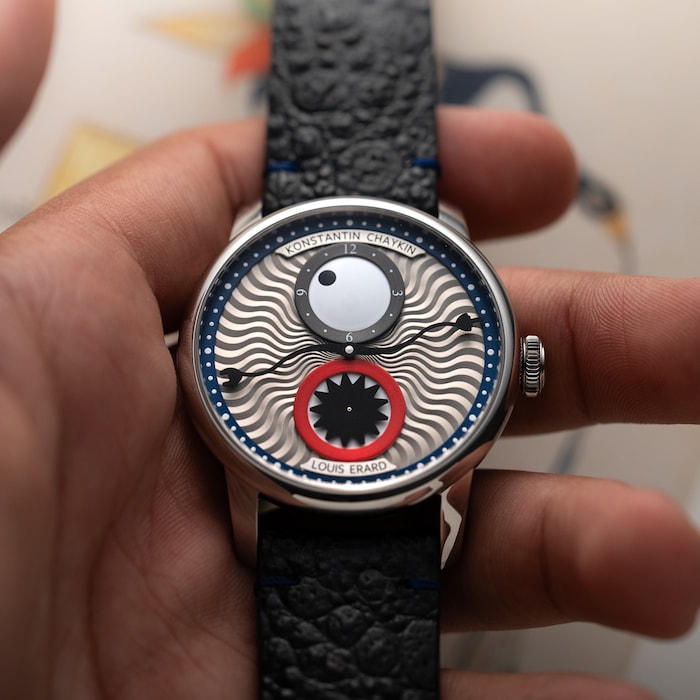 Louis Erard Le Régulateur x Konstantin Chaykin Time Eater III Limited Edition 42mm Mens Watch Grey