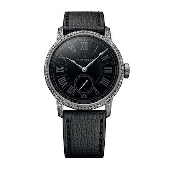 Louis Erard Gravee Main 42mm Mens Watch Black Louis Erard Gravee Main 42mm Mens Watch Black