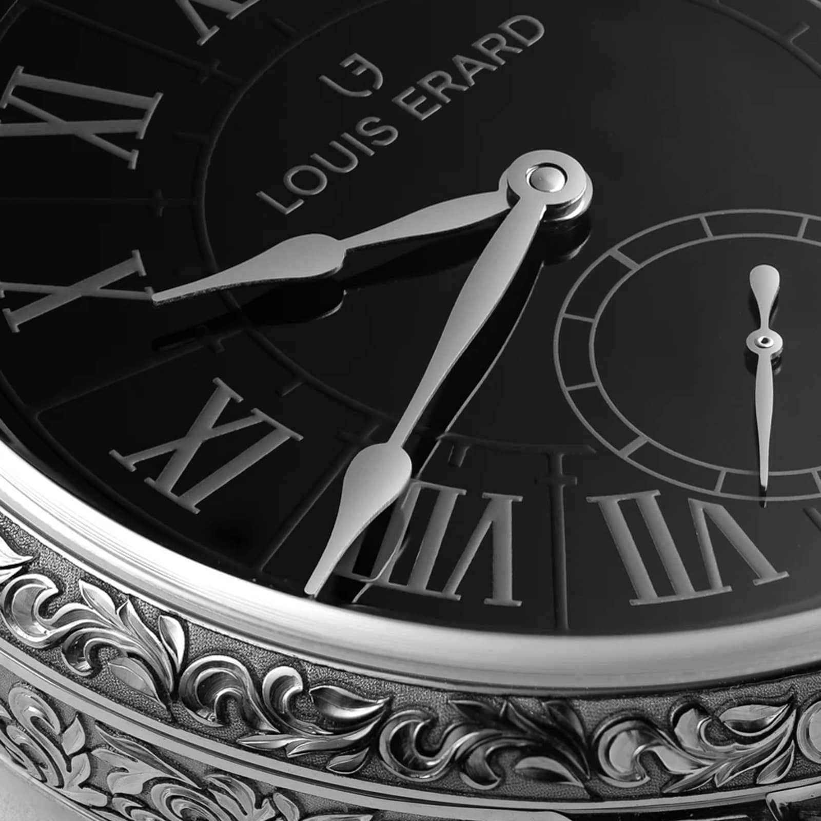 Louis Erard Gravee Main Limited Edition 42mm Mens Watch Black