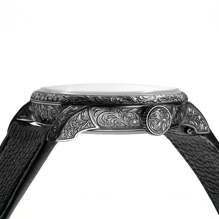 Louis Erard Gravee Main Limited Edition 42mm Mens Watch Black