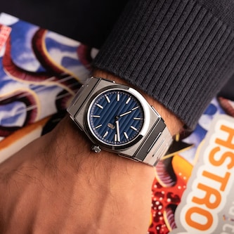 Louis Erard 2340 Blue 40mm Mens Watch Blue