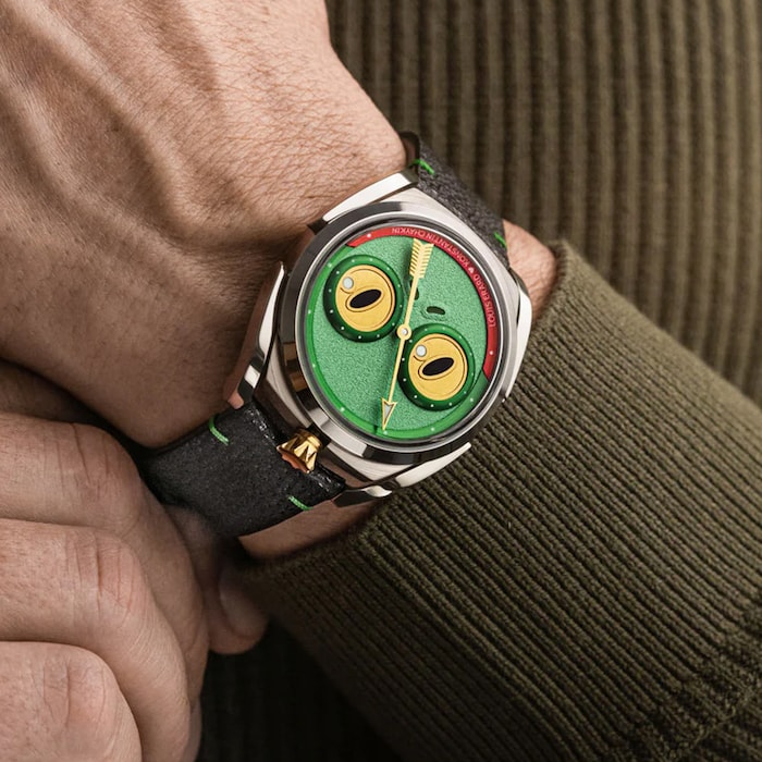 Louis Erard Louis Erard X Konstantin Chaykin Unfrogettable Green 40mm Limited Edition Mens Watch